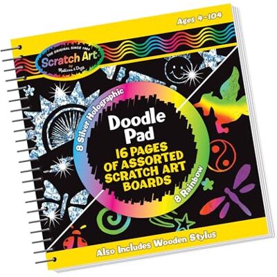Melissa & Doug Livre de gribouillage magique à gratter pour enfants Arts et artisanat Bloc de dessin magique Artisanat de Noël pour enfants 4 ans et plus Cadeau pour garçon ou fille Melissa & Doug Livre de gribouillage magique à gratter pour enfants Arts et artisanat Bloc de dessin magique Artisanat de Noël pour enfants 4 ans et plus Cadeau pour garçon ou fille