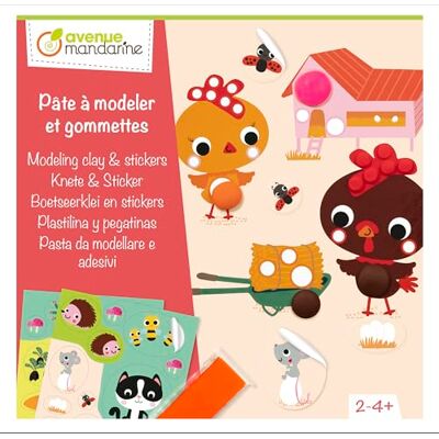 Avenue Mandarine KC161C Coffret créatif enfant PATES A MODELET ET GOMMETTES À partir de 2 ans Avenue Mandarine KC161C Coffret créatif enfant PATES A MODELET ET GOMMETTES À partir de 2 ans