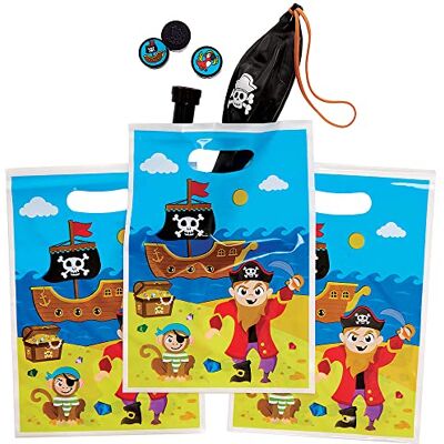 Unbranded Pirate Loot Bag 23x16.5cm Unbranded Pirate Loot Bag 23x16.5cm
