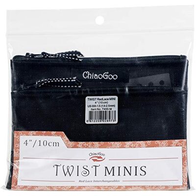 ChiaoGoo Twist Dentelle (10 cm, 1,50-2,50 mm) Aiguille Interchangeable 1 pièce ChiaoGoo Twist Dentelle (10 cm, 1,50-2,50 mm) Aiguille Interchangeable 1 pièce