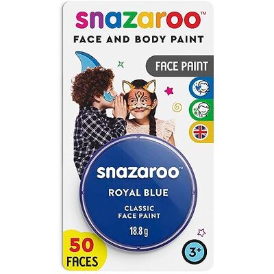 Snazaroo - Modèle - Bleu - Peinture pour visage et corps Snazaroo - Modèle - Bleu - Peinture pour visage et corps
