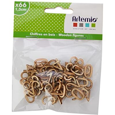 Artemio 14001423 Chiffre Bois Multicolore 9,5 x 1 x 12 cm Artemio 14001423 Chiffre Bois Multicolore 9,5 x 1 x 12 cm