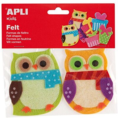 Apli kids APLI 13787-Formes feutre hiboux 2 u. Apli kids APLI 13787-Formes feutre hiboux 2 u.