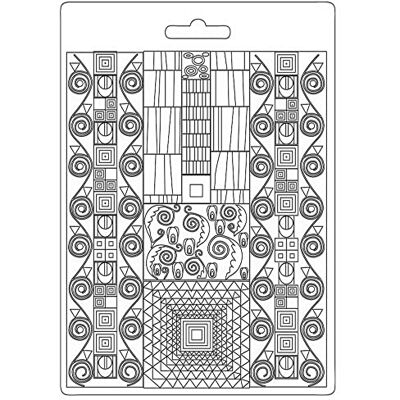 Stamperia INTERNATIONAL, KFT K3PTA599 Soft Mould A5 Climt patterns, Various, 6 Stamperia INTERNATIONAL, KFT K3PTA599 Soft Mould A5 Climt patterns, Various, 6