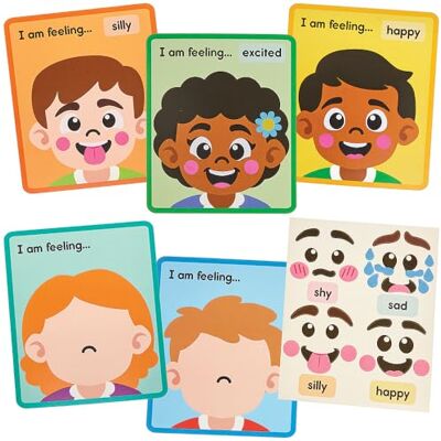 Baker Ross FN428 Kits « Comment je me sens » Lot de 8, arts plastiques éducatifs pour enfants et écoles Baker Ross FN428 Kits « Comment je me sens » Lot de 8, arts plastiques éducatifs pour enfants et écoles