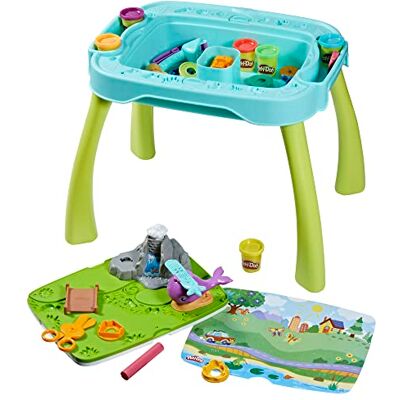 Play-Doh Ma 1re table de création reverso, jouets pour enfants avec pâte à modeler Play-Doh Ma 1re table de création reverso, jouets pour enfants avec pâte à modeler