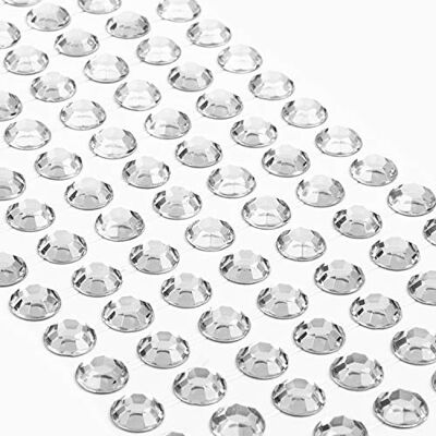 Movoja Lot de 147 Pierres Strass Rondes 10 mm Autocollantes pour Décorer et Bricoler Argentées Movoja Lot de 147 Pierres Strass Rondes 10 mm Autocollantes pour Décorer et Bricoler Argentées