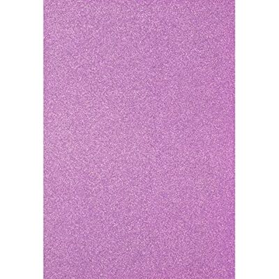 Creative Florence Lot de 5 feuilles de papier pailleté pour bricolage Lavande Violet Papier de bricolage A4 avec paillettes pour scrapbooking, poinçonnage et fabrication de cartes 250 g/m² Creative Florence Lot de 5 feuilles de papier pailleté pour bricolage Lavande Violet Papier de bricolage A4 avec paillettes pour scrapbooking, poinçonnage et fabrication de cartes 250 g/m²
