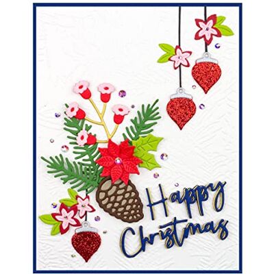 Spellbinders Forevergreen Tis The Season Collection Chemise de gaufrage semi-opaque Spellbinders Forevergreen Tis The Season Collection Chemise de gaufrage semi-opaque