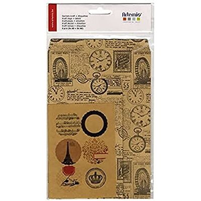 Artemio Force Sac Vintage Plus étiquettes Artemio Force Sac Vintage Plus étiquettes