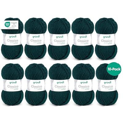 Gründl Classico Laine - Fil à laine Mérinos écologique pour tricot et crochet Gründl Classico Laine - Fil à laine Mérinos écologique pour tricot et crochet
