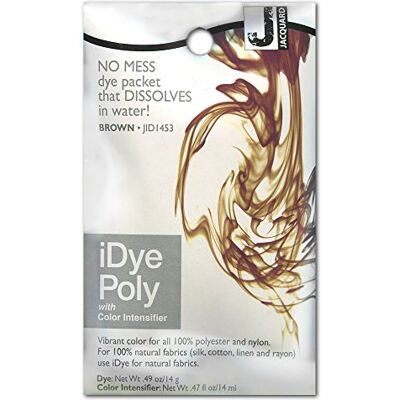 Jacquard Teinture pour tissu iDye 14 grammes Marron Jacquard Teinture pour tissu iDye 14 grammes Marron