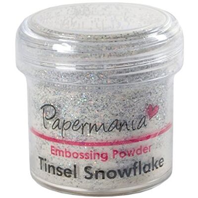 Poudre à embosser Papermania - Flocon de neige, Lamette, 1 oz Poudre à embosser Papermania - Flocon de neige, Lamette, 1 oz