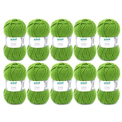 Gründl Laine 760 - Vert, 32x27x6cm - Fil Gründl Laine 760 - Vert, 32x27x6cm - Fil