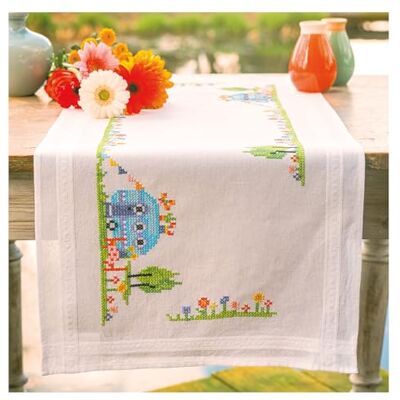 Vervaco Kit Point De Croix Pré-Imprimé Chemin De Table LA VACANCE Broderie Kit Complet Adulte Loisir Créatif Maison Decoration Manuelle Table Cadeou DIYca. 40 x 100 cm Cross Stitch Embroidery Vervaco Kit Point De Croix Pré-Imprimé Chemin De Table LA VACANCE Broderie Kit Complet Adulte Loisir Créatif Maison Decoration Manuelle Table Cadeou DIYca. 40 x 100 cm Cross Stitch Embroidery
