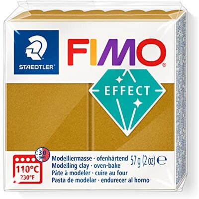 Staedtler FIMO 8010-11 Pâte à modeler polymère durcissant au four Doré métallique 57 g Staedtler FIMO 8010-11 Pâte à modeler polymère durcissant au four Doré métallique 57 g