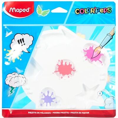 Maped color'peps Palette de peinture, 1 Unité (Lot de 1), blanc Maped color'peps Palette de peinture, 1 Unité (Lot de 1), blanc