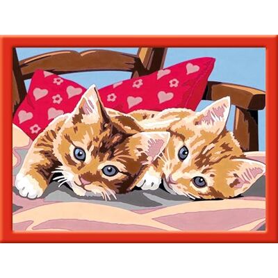 Ravensburger CreArt, Malen nach Zahlen Kinder Zwei Schmusekätzchen Ravensburger CreArt, Malen nach Zahlen Kinder Zwei Schmusekätzchen