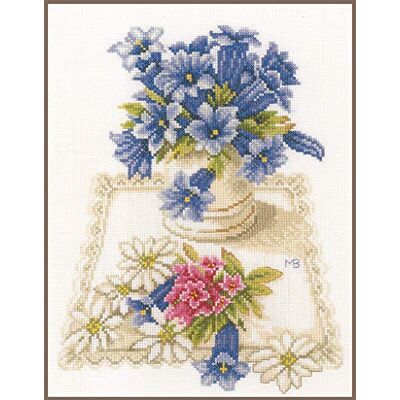 Lanarte Zaehlmu Kit de Broderie en Croix Multicolore en Coton - Kit de broderie Lanarte Zaehlmu Kit de Broderie en Croix Multicolore en Coton - Kit de broderie