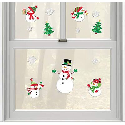 amscan International 241916 Window Stickerdec Wndw en Relief Bonhomme de Neige amscan International 241916 Window Stickerdec Wndw en Relief Bonhomme de Neige