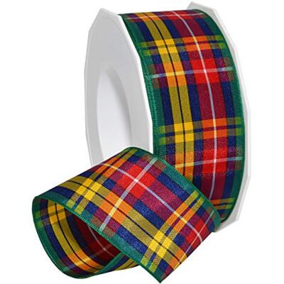 Morex Ruban 100% polyester, motif tartan Bucanan, 3,8 cm par 22,7 m Morex Ruban 100% polyester, motif tartan Bucanan, 3,8 cm par 22,7 m