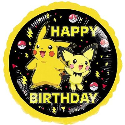 amscan Pokémon STD HBD Foil amscan Pokémon STD HBD Foil