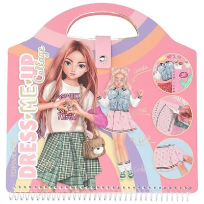 Depesche 13574 TOPModel Livre de Stickers Dress Me Up avec 20 Pages de Motifs de Ballerines pré-imprimés à réaliser soi-même, Papier de création et 5 Feuilles de Stickers Inclus Depesche 13574 TOPModel Livre de Stickers Dress Me Up avec 20 Pages de Motifs de Ballerines pré-imprimés à réaliser soi-même, Papier de création et 5 Feuilles de Stickers Inclus