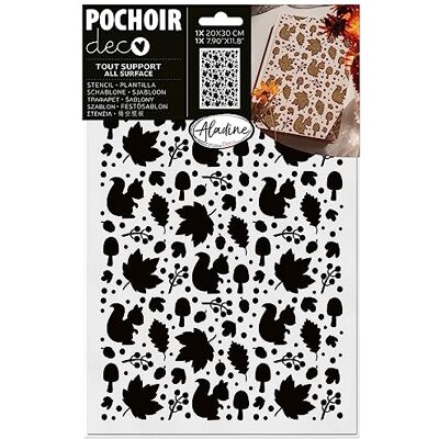 Aladine Pochoir All Over Automne 20 x 30 cm Aladine Pochoir All Over Automne 20 x 30 cm