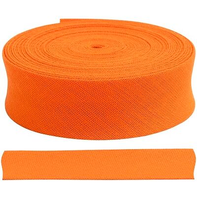 AERZETIX C68024 Biais décoratif 4,5 m x 18 mm Couleur orange En polyester/coton AERZETIX C68024 Biais décoratif 4,5 m x 18 mm Couleur orange En polyester/coton