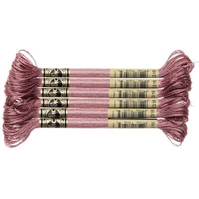 DMC 317W-E0316 Fil à broder polyester E0316 Violet 8 m 48 m DMC 317W-E0316 Fil à broder polyester E0316 Violet 8 m 48 m