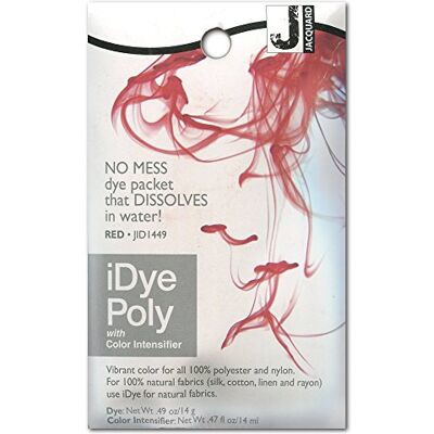 Jacquard Teinture pour tissu iDye 14 grammes Rouge Jacquard Teinture pour tissu iDye 14 grammes Rouge