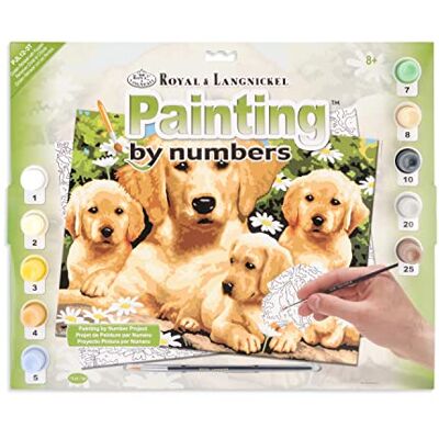 Lumea-lui-andrei - Advanced Golden Retriever - Kit de peinture Lumea-lui-andrei - Advanced Golden Retriever - Kit de peinture