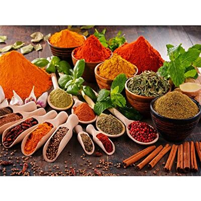 YSCOLOR Diamond Painting Artisanat Cuisine Épices DIY Diamant Peinture Condiment Point De Croix Mosaïque Puzzle 5D Complet Rond Diamant Perles De Broderie 30X40Cm YSCOLOR Diamond Painting Artisanat Cuisine Épices DIY Diamant Peinture Condiment Point De Croix Mosaïque Puzzle 5D Complet Rond Diamant Perles De Broderie 30X40Cm