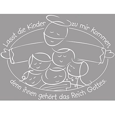 Rayher 28311000 Tampon bois Lasst die Kinder kommen, tampon de 7 x 9 cm pour carterie & scrapbooking Rayher 28311000 Tampon bois Lasst die Kinder kommen, tampon de 7 x 9 cm pour carterie & scrapbooking