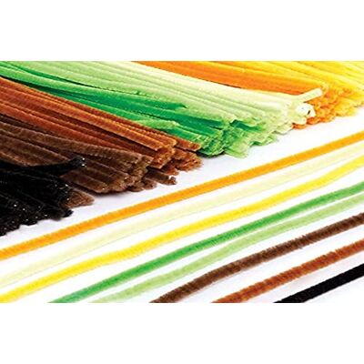 Baker Ross AX998 Fils chenille de le jungle Paquet de 160, fil de bricolage, fournitures de fabrication de cartes, matériaux d'arts et d'artisanat pour enfants, embellissements pour l'artisanat Baker Ross AX998 Fils chenille de le jungle Paquet de 160, fil de bricolage, fournitures de fabrication de cartes, matériaux d'arts et d'artisanat pour enfants, embellissements pour l'artisanat