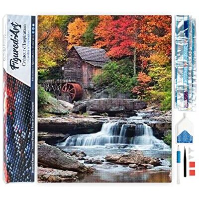 Figured’Art Diamond Painting Broderie Diamant 40x50cm Toile Entière Roulée avec Strass Perles Carrés Relais de Montagne Kit Complet Paysage 5D DIY Activité Manuelle Loisirs Créatifs Adultes Figured’Art Diamond Painting Broderie Diamant 40x50cm Toile Entière Roulée avec Strass Perles Carrés Relais de Montagne Kit Complet Paysage 5D DIY Activité Manuelle Loisirs Créatifs Adultes