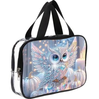 Generic Sac à main 5D à faire soi-même, peinture diamant, peinture diamant, trousse de maquillage avec fermeture éclair, sac à maquillage en strass en cristal, sac à cosmétiques, lot de diamants pour Generic Sac à main 5D à faire soi-même, peinture diamant, peinture diamant, trousse de maquillage avec fermeture éclair, sac à maquillage en strass en cristal, sac à cosmétiques, lot de diamants pour
