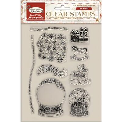 Stamperia WTK197 Tampon acrylique 0 Snowglobes Stamperia WTK197 Tampon acrylique 0 Snowglobes