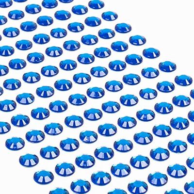 Movoja Lot de 220 pierres à paillettes autocollantes Bleu foncé 8 mm Strass pour bricolage Autocollants Diamant Movoja Lot de 220 pierres à paillettes autocollantes Bleu foncé 8 mm Strass pour bricolage Autocollants Diamant