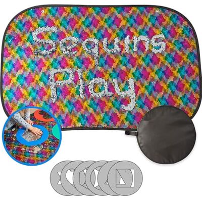 Odoxia Mur sensoriel Tissu à paillettes pour enfants Panneau mural sensoriel Paillettes réversibles Jouet pour TDAH et autisme Odoxia Mur sensoriel Tissu à paillettes pour enfants Panneau mural sensoriel Paillettes réversibles Jouet pour TDAH et autisme
