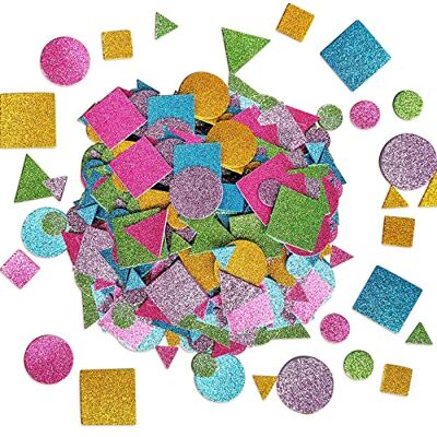 Jtnohx 170 pièces autocollants Géométriques, Mousse Pailletée, Artisanat, Bricolage pour Kit D'Accessoires de Scrapbooking Jtnohx 170 pièces autocollants Géométriques, Mousse Pailletée, Artisanat, Bricolage pour Kit D'Accessoires de Scrapbooking