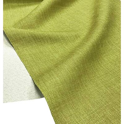 A-Express Tissu uni et doux d'aspect lin pour rideaux et travaux d'ameublement 145 cm de large 100 cm x 145 cm Vert citron A-Express Tissu uni et doux d'aspect lin pour rideaux et travaux d'ameublement 145 cm de large 100 cm x 145 cm Vert citron