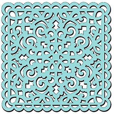 Sweet Dixie Pochoir Swirl and Loops, 15,2 x 15,2 cm, SDST0028 Sweet Dixie Pochoir Swirl and Loops, 15,2 x 15,2 cm, SDST0028