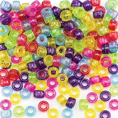 Baker Ross AR306 Pailleter Poney Perles 380-Pièce Set Baker Ross AR306 Pailleter Poney Perles 380-Pièce Set