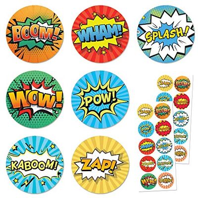 TownStix Super-Héros Autocollant Gommettes Stickers 20 Feuilles, 200 Autocollant TownStix Super-Héros Autocollant Gommettes Stickers 20 Feuilles, 200 Autocollant