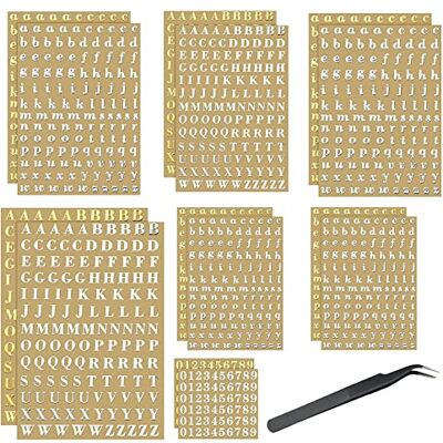 Generic 14 PCS Lettres Autocollantes, Alphabet Autocollant Or Numéro Autocollant, Mini Métal Autocollants Lettre Alphabetique pour Lartisanat en Résine Epoxy, Les Fournitures de Scrapbooking TU Generic 14 PCS Lettres Autocollantes, Alphabet Autocollant Or Numéro Autocollant, Mini Métal Autocollants Lettre Alphabetique pour Lartisanat en Résine Epoxy, Les Fournitures de Scrapbooking TU