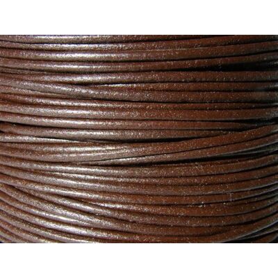 esnado Cordon en cuir 10 m Rond 2 mm Marron esnado Cordon en cuir 10 m Rond 2 mm Marron