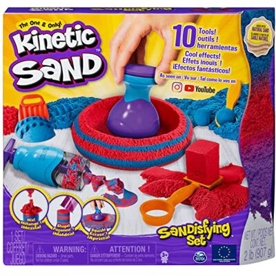 Kinetic Sand KNS Sandisfying Set: . 10 Tools Kinetic Sand KNS Sandisfying Set: . 10 Tools