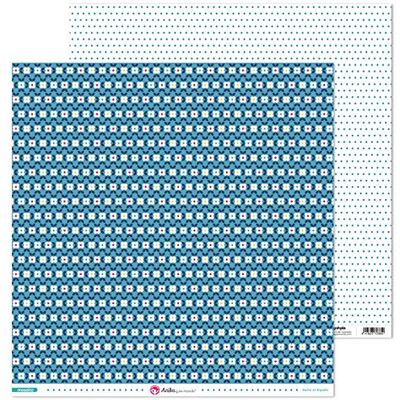 Anita y Su Mundo Collection Mosaïque Papier de scrapbooking, papier, blanc, 30,5 x 30,5 cm Anita y Su Mundo Collection Mosaïque Papier de scrapbooking, papier, blanc, 30,5 x 30,5 cm