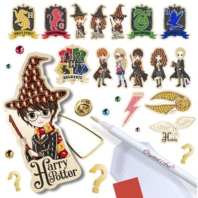 ART Badge Harry Potter en cristal pour sac aveugle ART Badge Harry Potter en cristal pour sac aveugle
